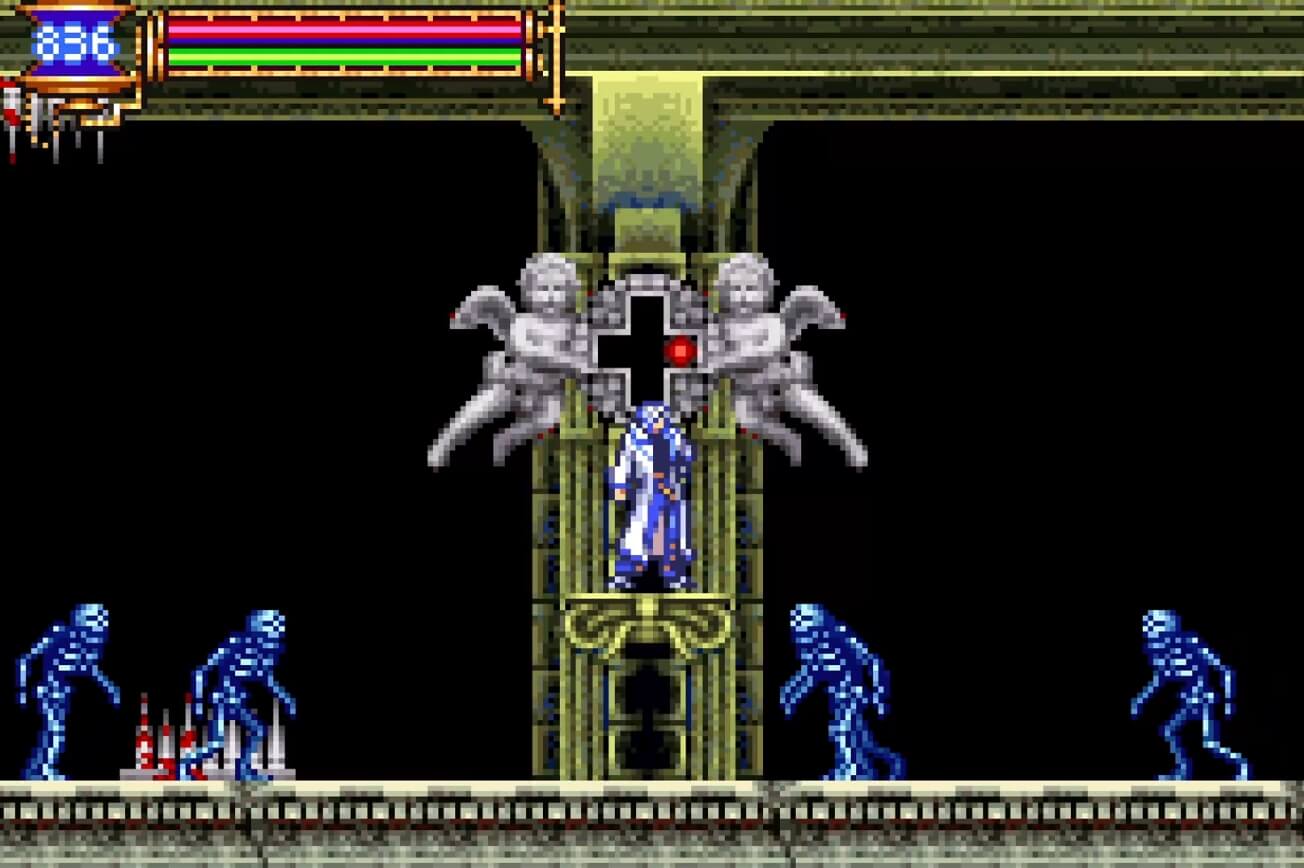Castlevania Aria of Sorrow - геймплей игры Game Boy Advance